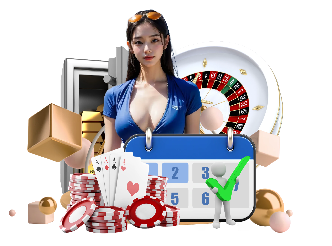 combo No Commission Baccarat live dealer studio with modern gaming terminals